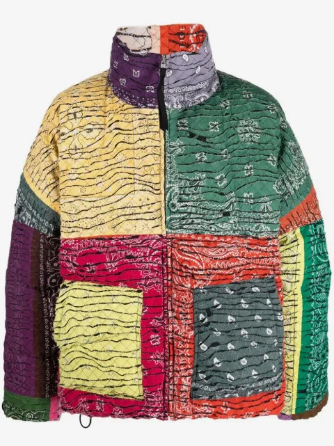 Children Of The Discordance patchwork bandana-print jacket