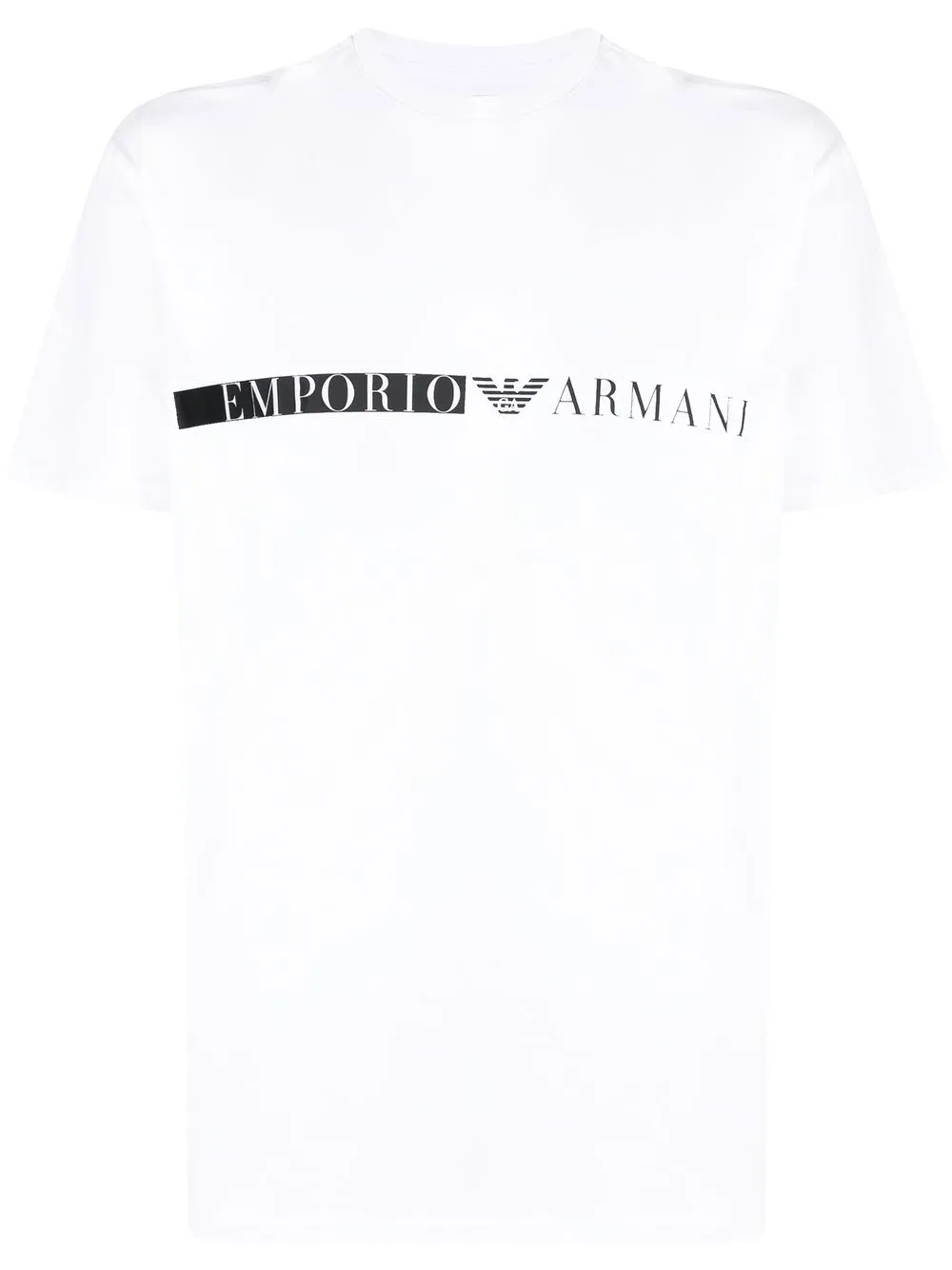 

Emporio Armani logo-print detail T-shirt - White