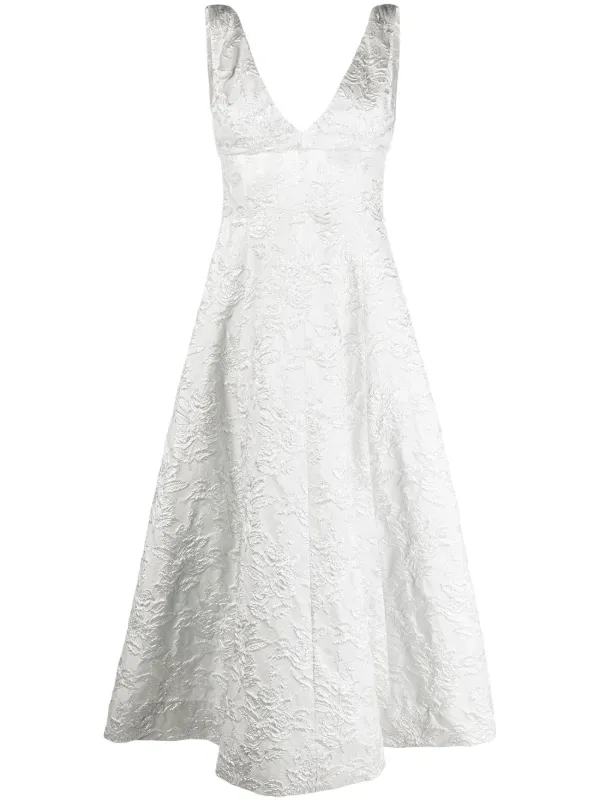 sachin and babi light blue dress Satin Off Shoulder Split Elegant Simple Long Prom Dress