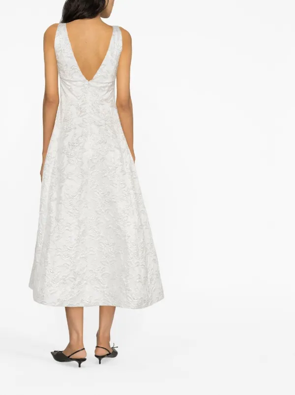 Philosophy Di Lorenzo Serafini - Floral midi Dress - Female - 46 Philosophy Di Lorenzo Serafini - Floral midi Dress - Female - 46