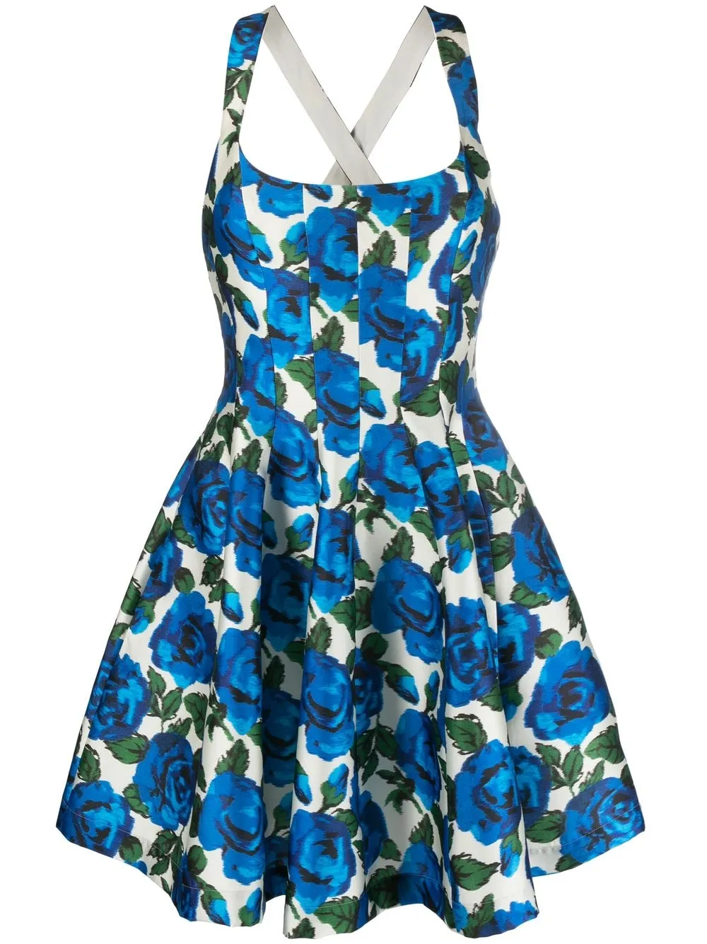 

Philosophy Di Lorenzo Serafini floral-print sleeveless minidress - Blue