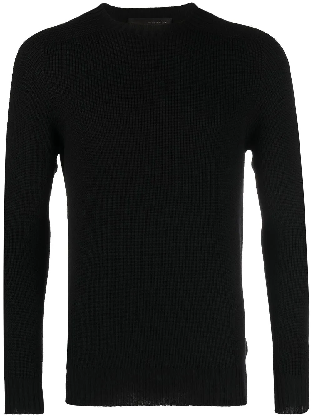 

Tagliatore ribbed-knit virgin wool jumper - Black