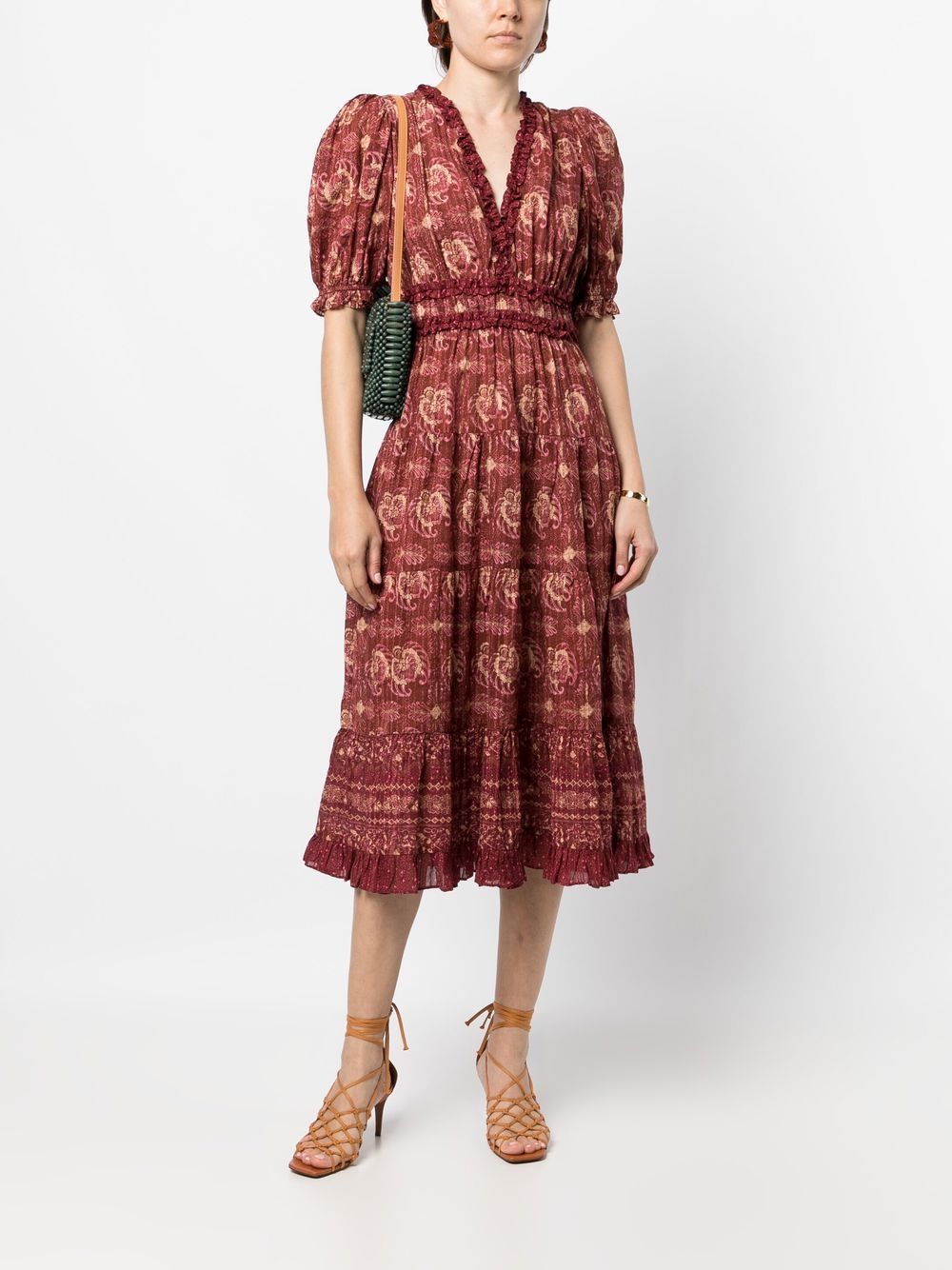 Ulla Johnson Elli floral-print Midi Dress - Farfetch