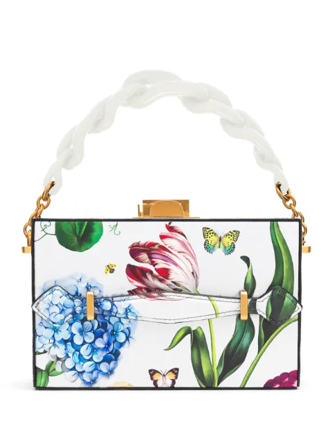 Oscar de la Renta floral-print clutch bag