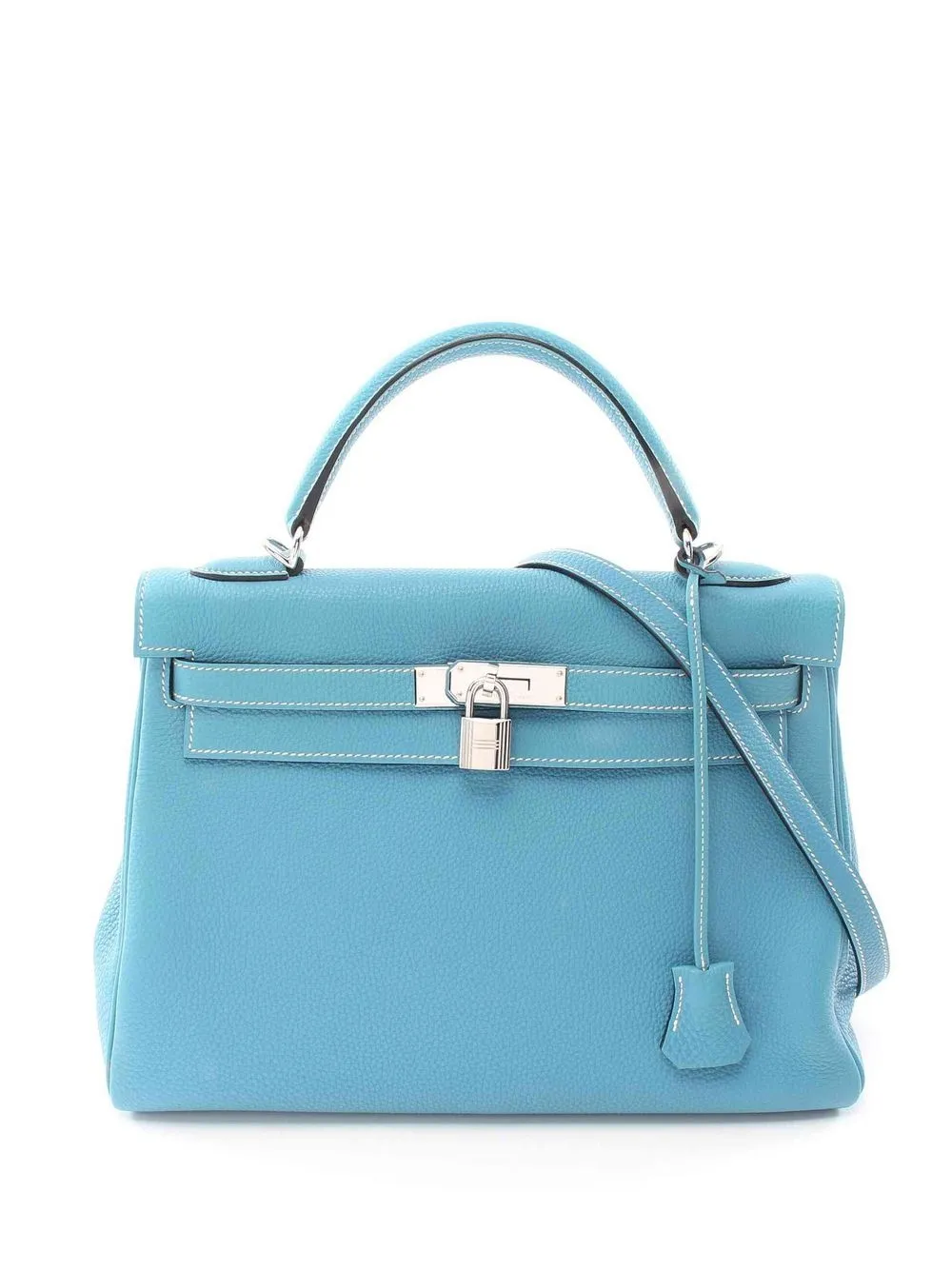 

Hermès 2007 pre-owned Kelly 32 two-way bag - Blue