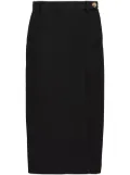 Prada tricotine midi skirt - Black