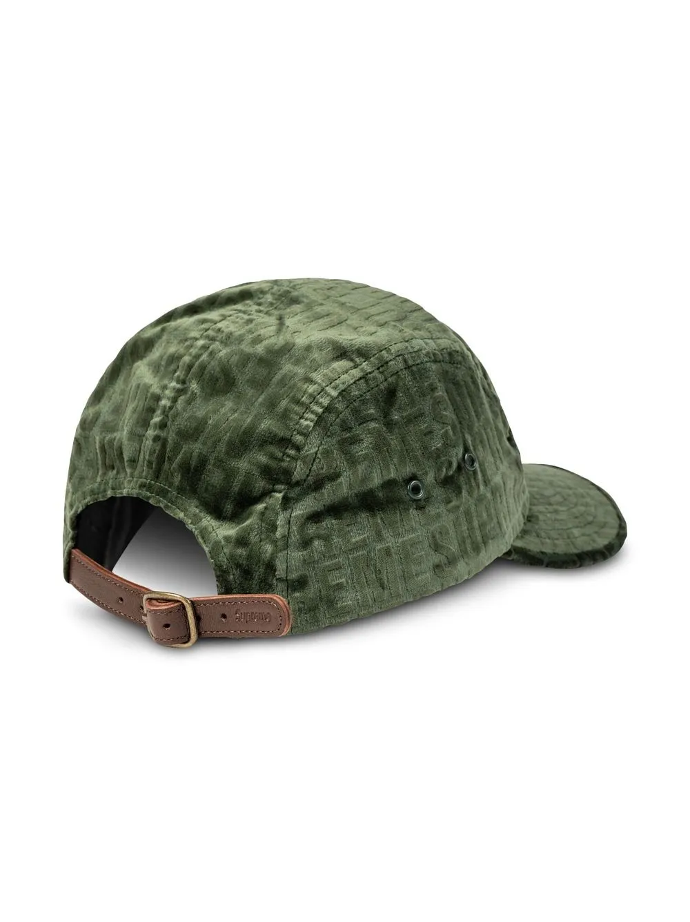 Supreme Velveteen Camp Cap Green One Size F/W 13