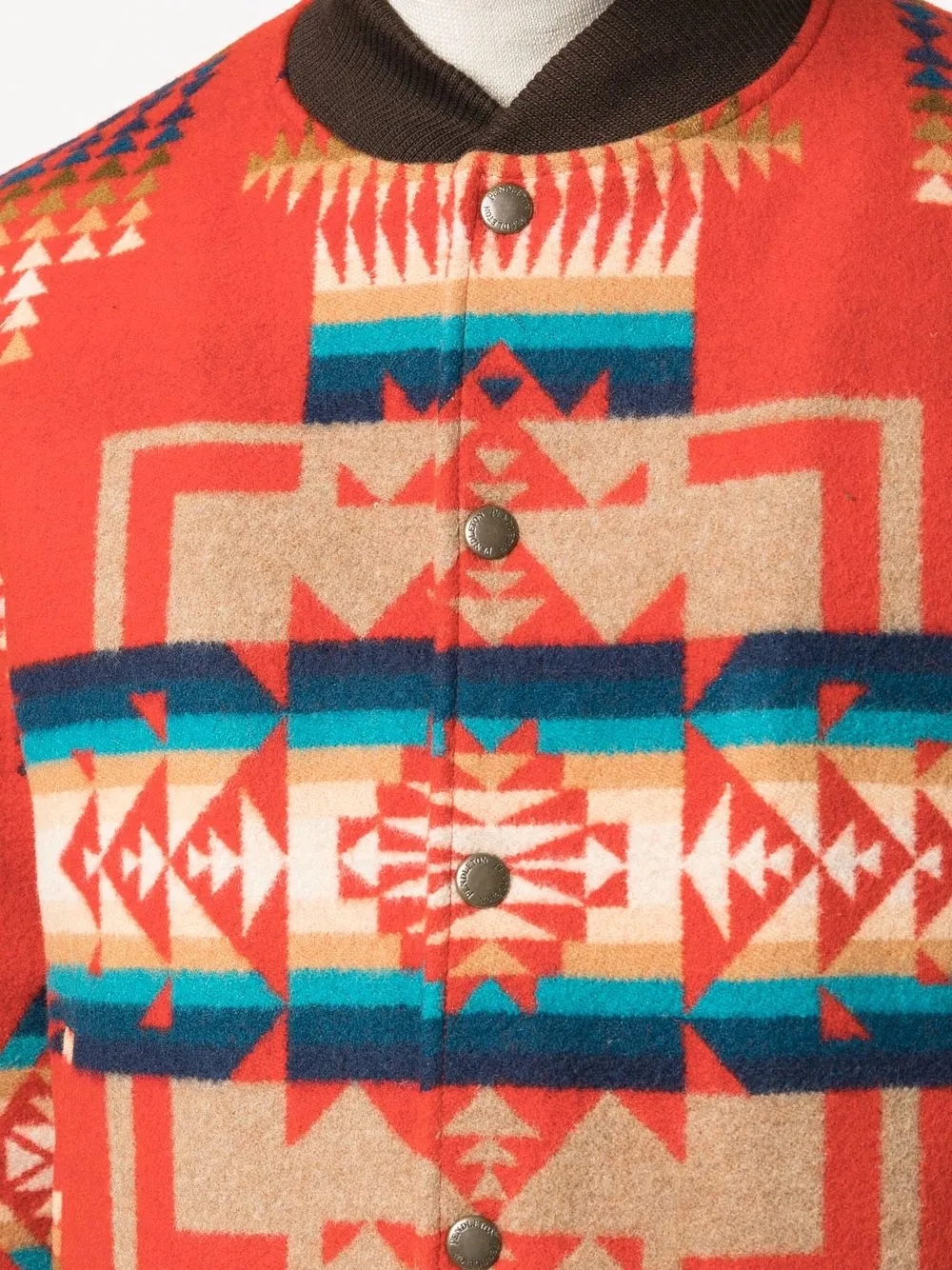 Pendleton geometricpattern Bomber Jacket Farfetch