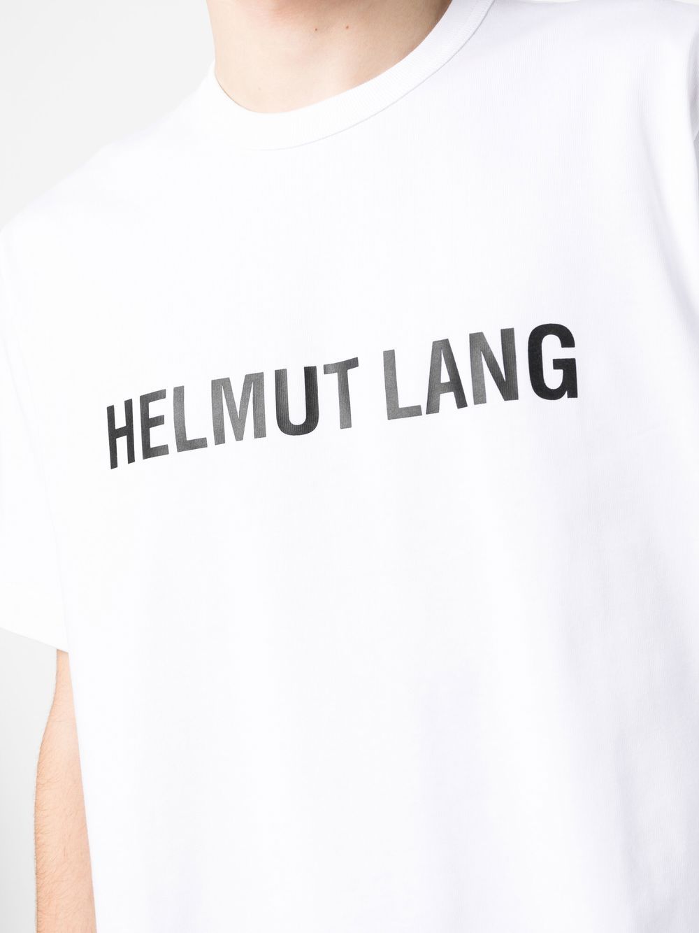 Helmut Lang logo-print Cotton T-shirt - Farfetch