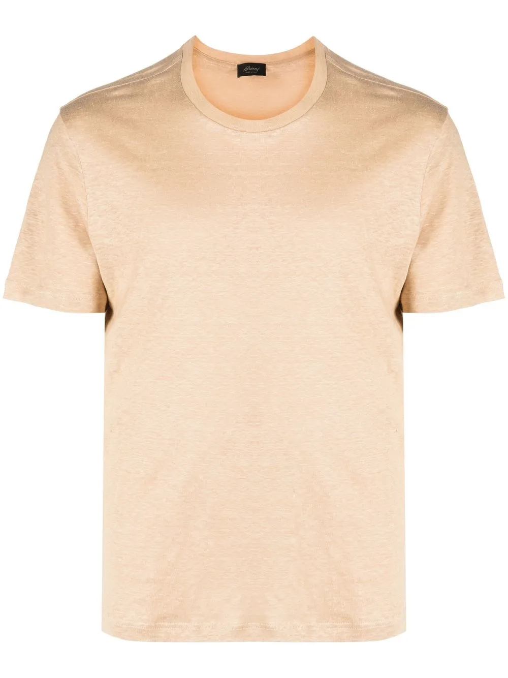 

Brioni short-sleeved linen T-shirt - Neutrals