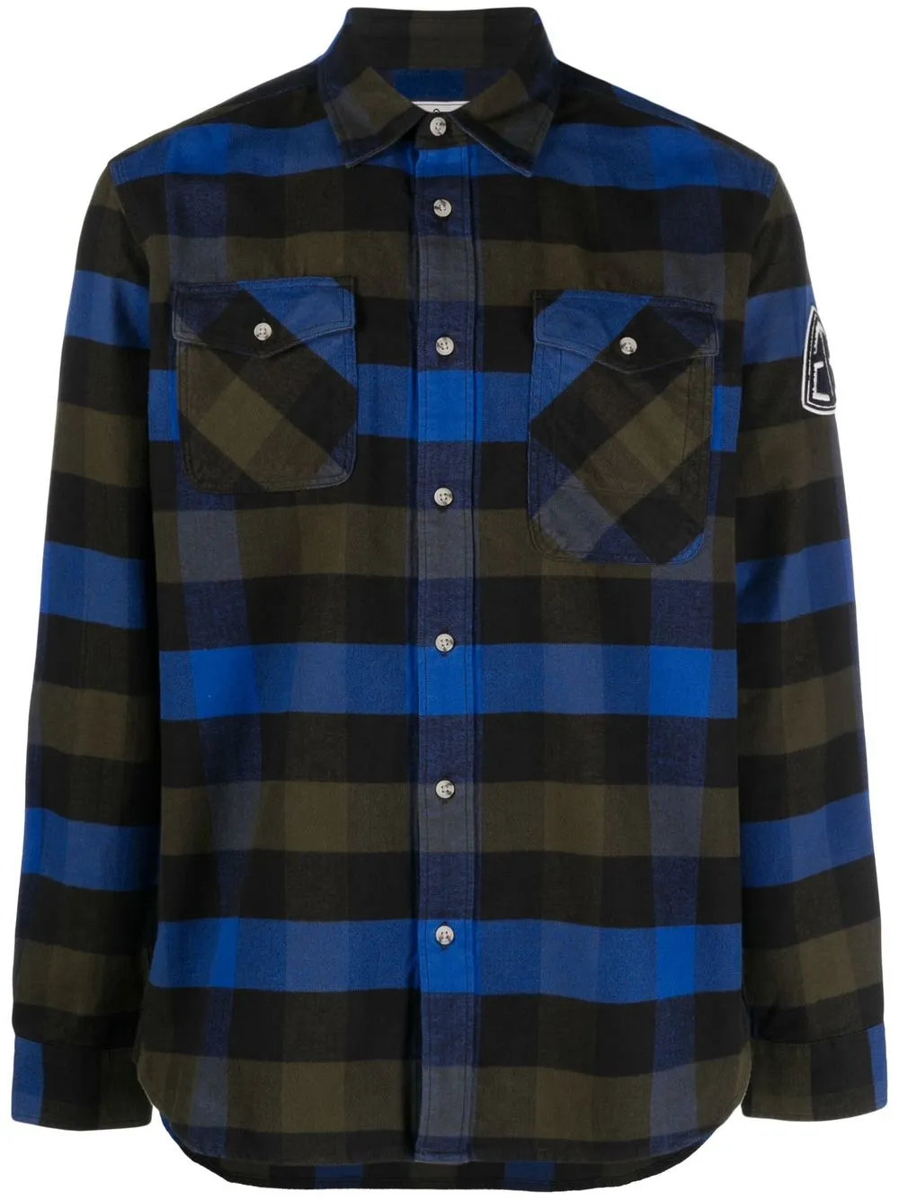 

Woolrich tartan check-print shirt - Blue