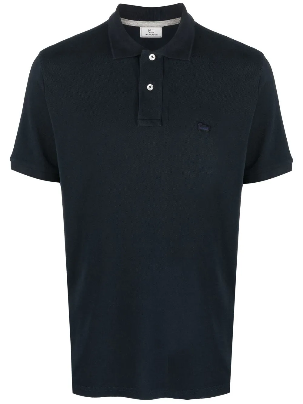 

Woolrich logo-embroidered polo shirt - Blue