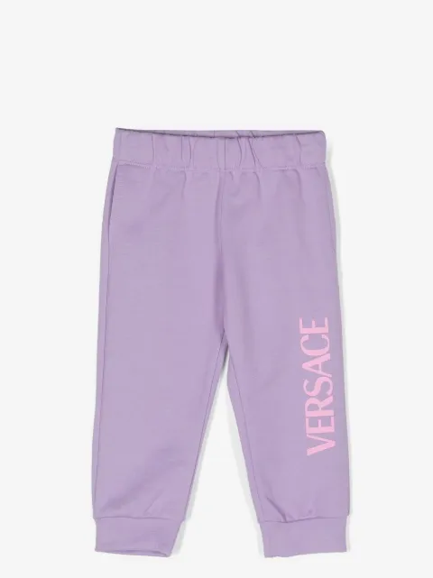 Versace Kids logo-print track pants