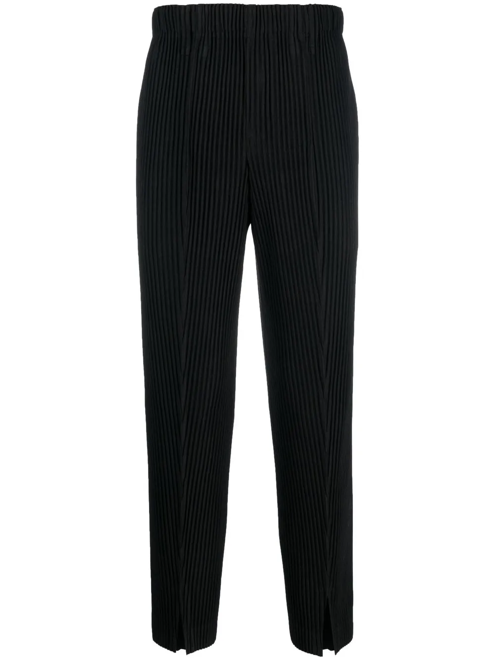 

Homme Plissé Issey Miyake pleated tapered-leg trousers - Black