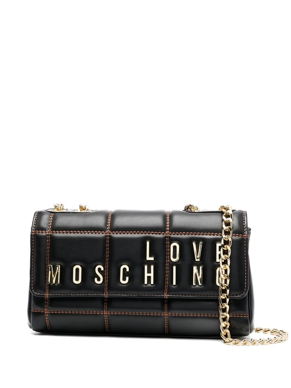 

Love Moschino quilted-finish shoulder bag - Black