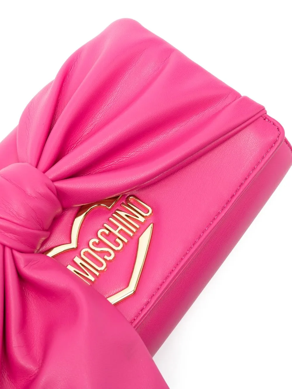 Love Moschino bow-detail Clutch Bag - Farfetch