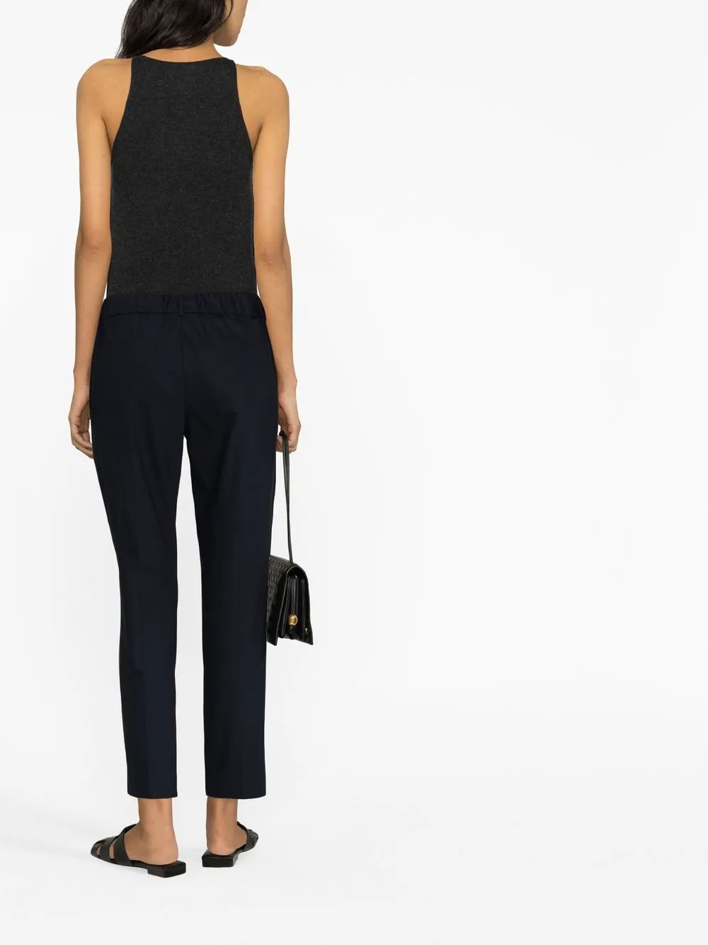 Brunello Cucinelli Tapered-leg Corduroy Trousers In Blue