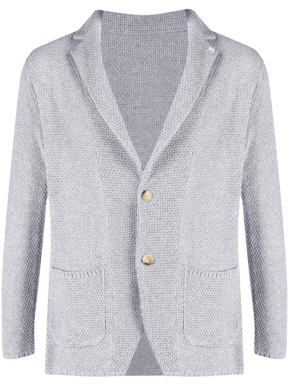 

Manuel Ritz knitted single-breasted blazer - Grey