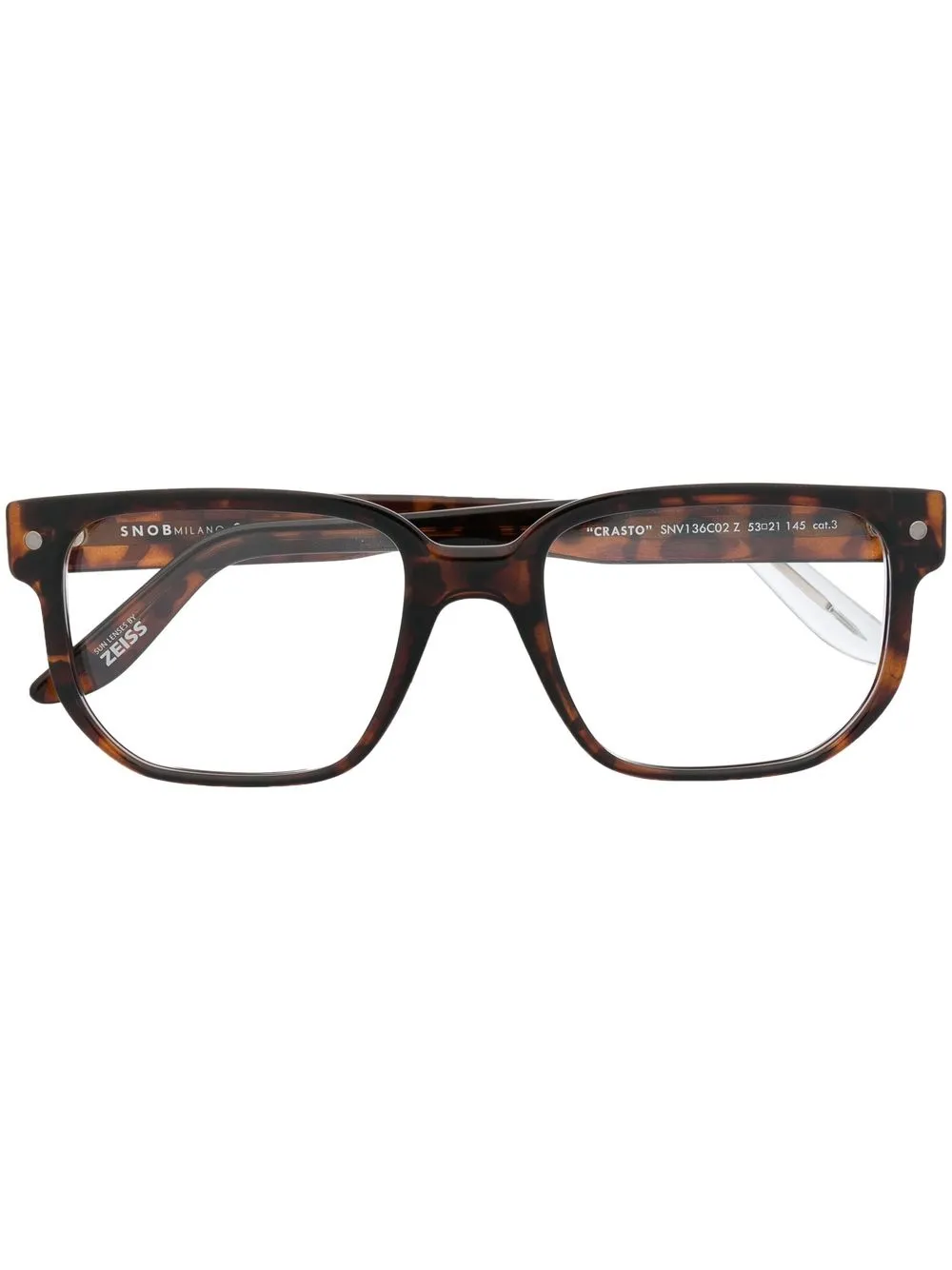 

Snob double lens glasses - Brown