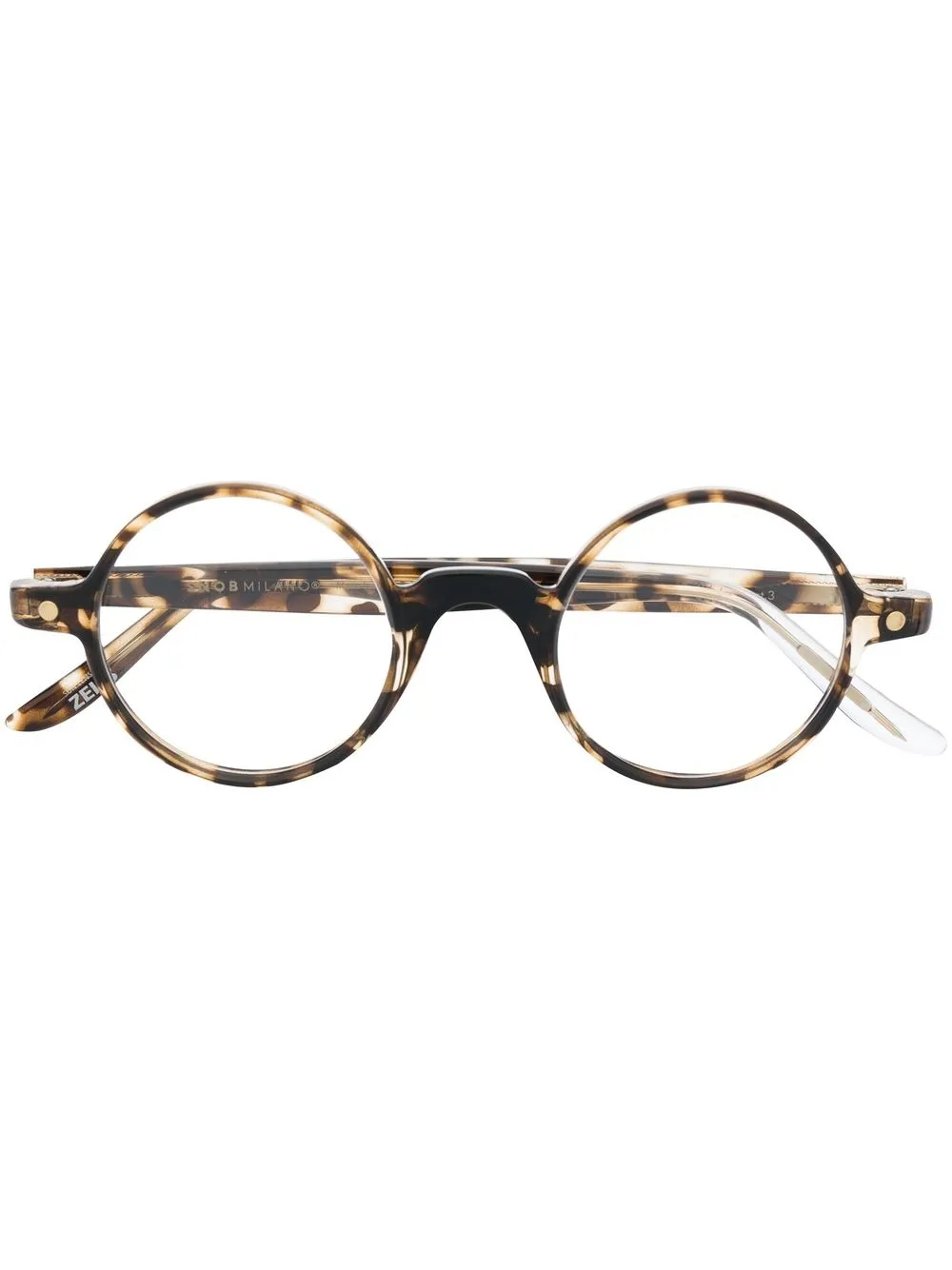 

Snob Radical round-frame glasses - Brown