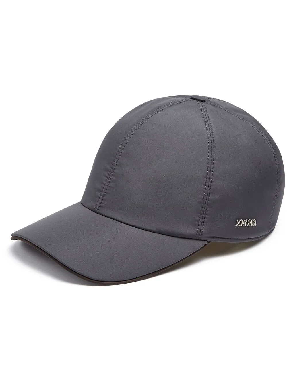 

Zegna gorra con placa del logo - Gris