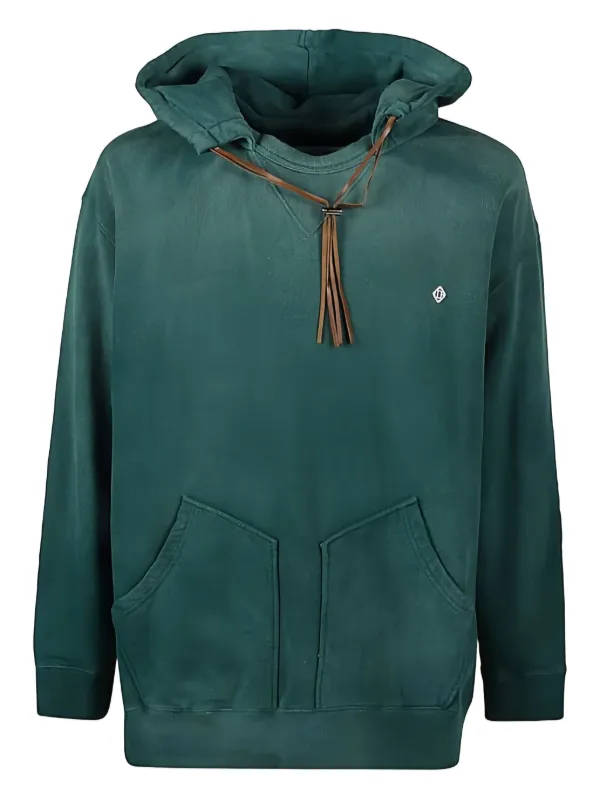 Children Of The Discordance Cotton Hoodie | Green | FARFETCH