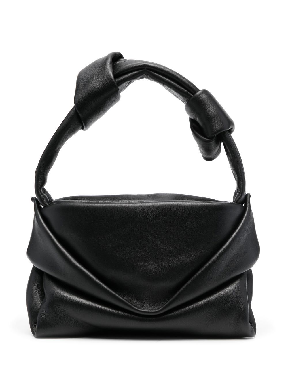 

STAUD Kiss leather tote bag - Black