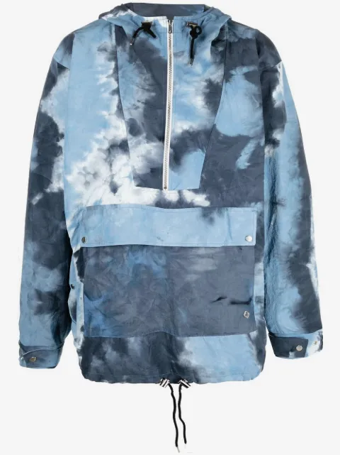 Children Of The Discordance chamarra con capucha y estampado tie-dye