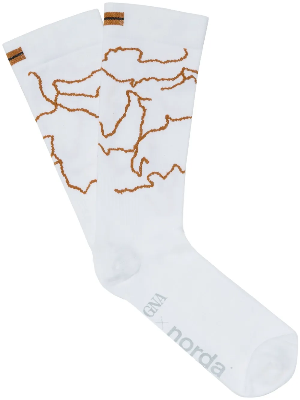 ZEGNA x Norda halbhohe Socken - Weiß
