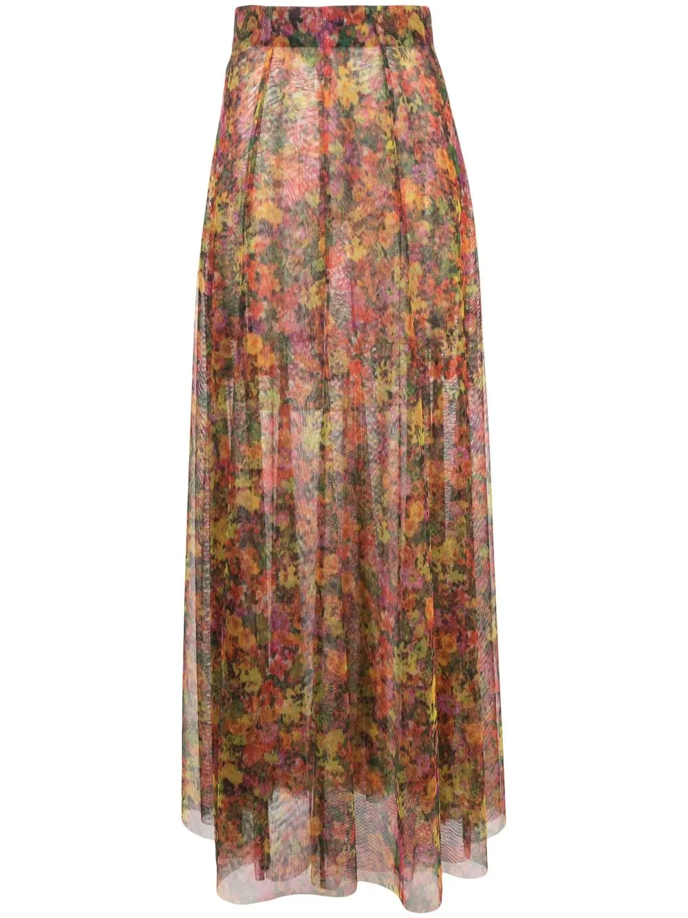 

Philosophy Di Lorenzo Serafini floral-print maxi skirt - Yellow