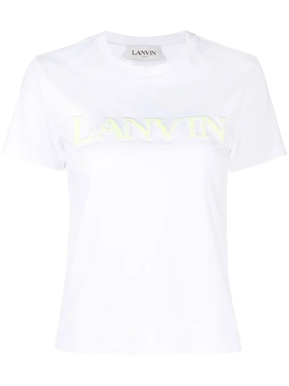 

Lanvin logo-embroidered round-neck T-shirt - White