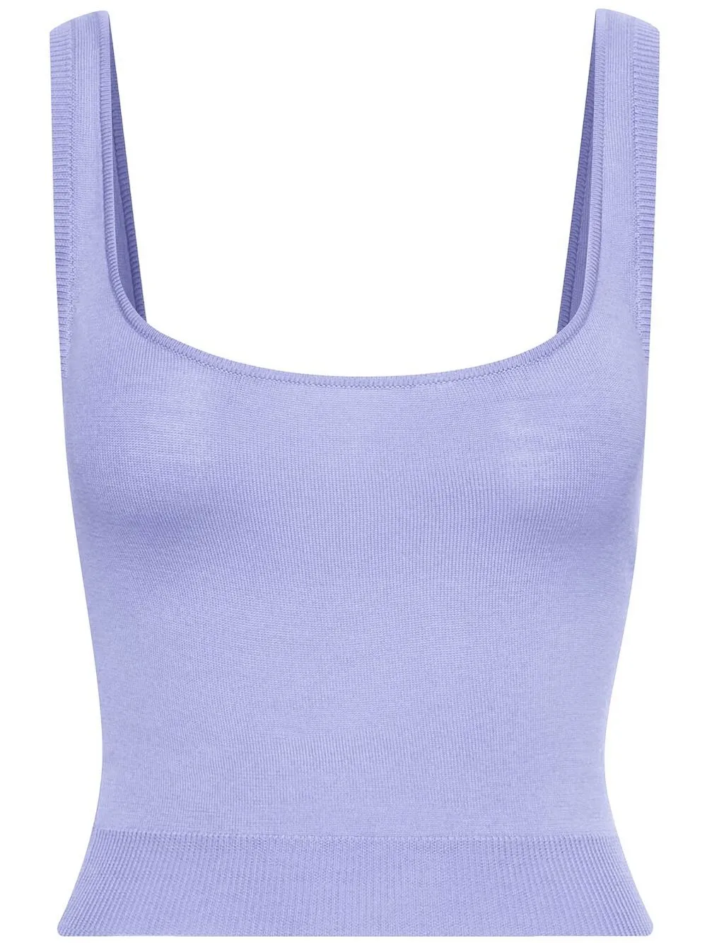Oscar De La Renta Wisteria Scoop Neck Tank