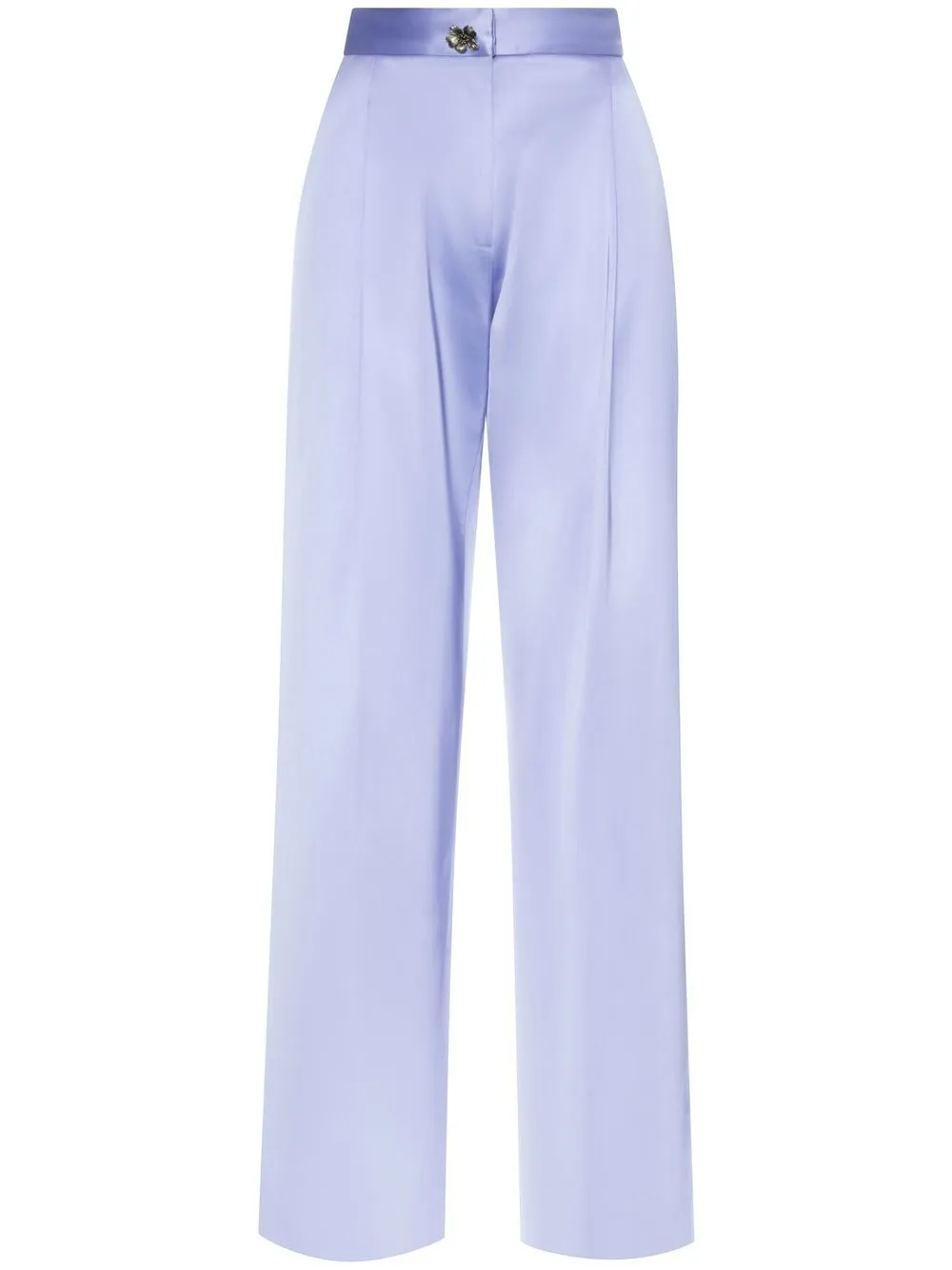 straight-leg tailored trousers