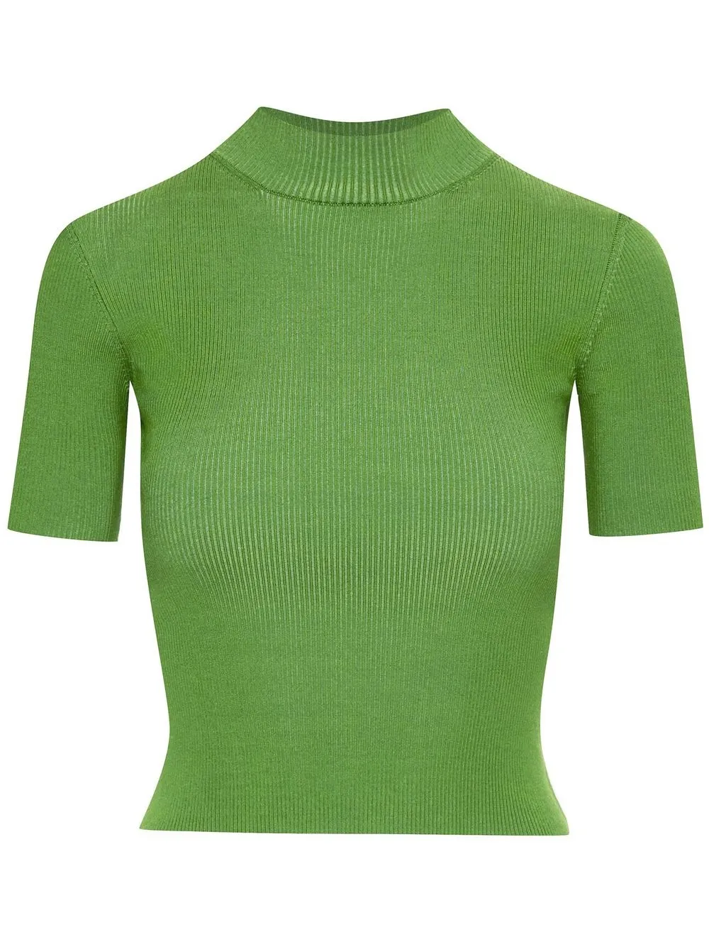 

Oscar de la Renta ribbed-knit mock neck top - Green