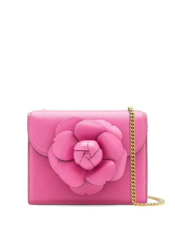 Oscar de la on sale renta flower bag