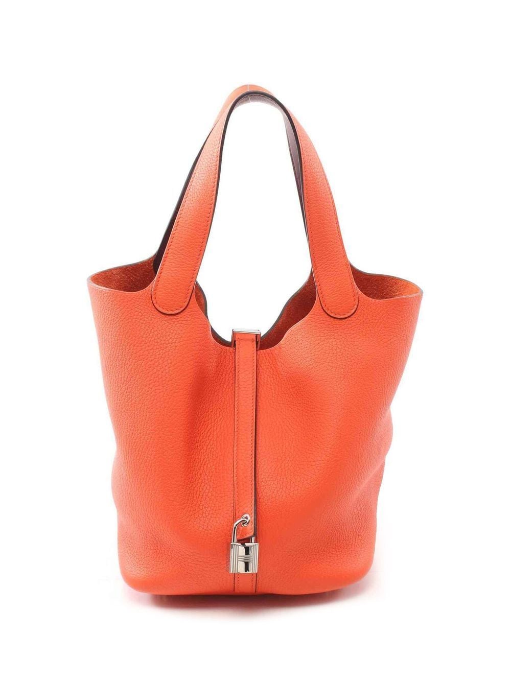 

Hermès bolsa Picotin Lock MM 2017 pre-owned - Naranja