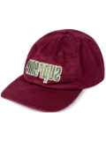 Supreme reverse-logo 6-panel cap - Red