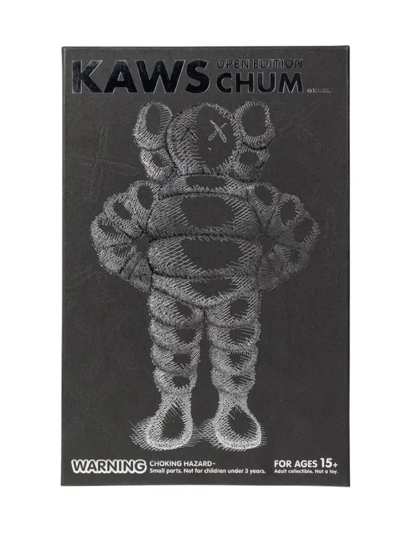 新品 KAWS CHUM OPEN EDITION BLACK