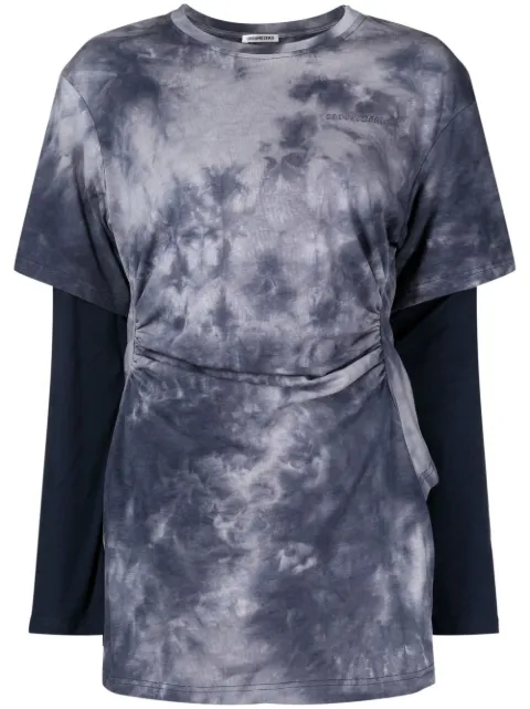 tie-dye long-sleeve T-shirt