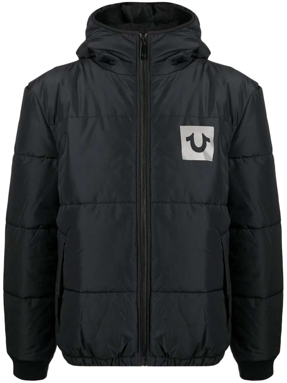 

True Religion padded hooded jacket - Blue