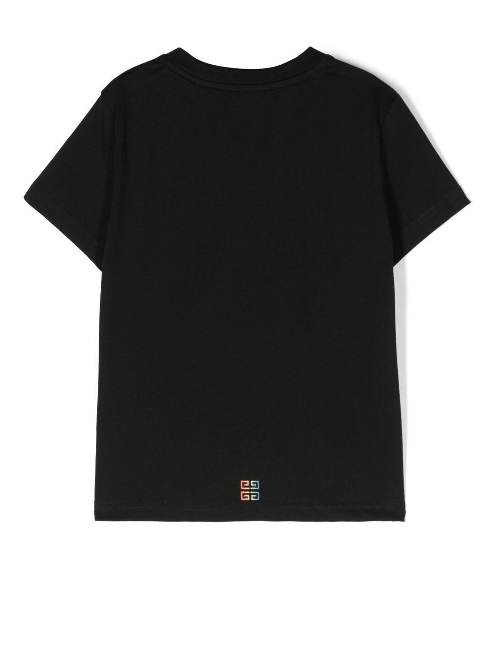 Givenchy Kids gradient logo-print T-shirt - Zwart