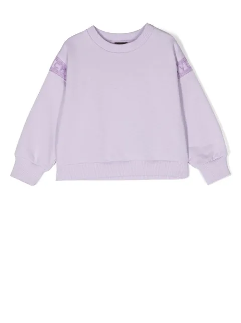 Givenchy Kids logo-print crew neck sweatshirt