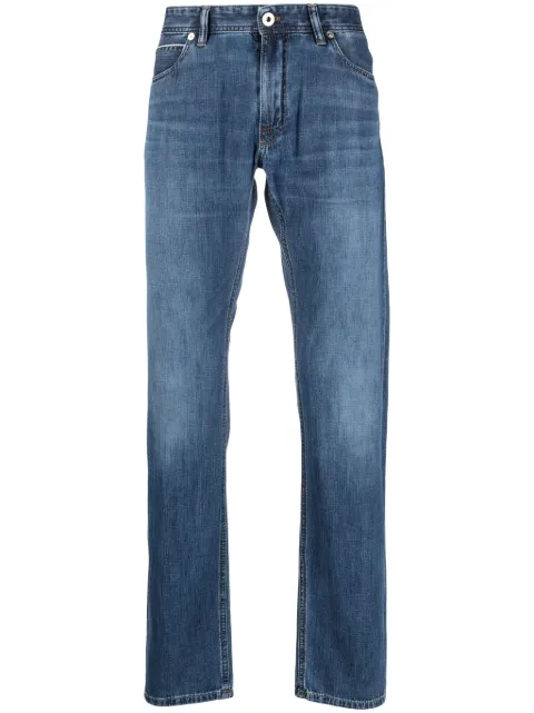 Brioni pantalones rectos con bolsillos