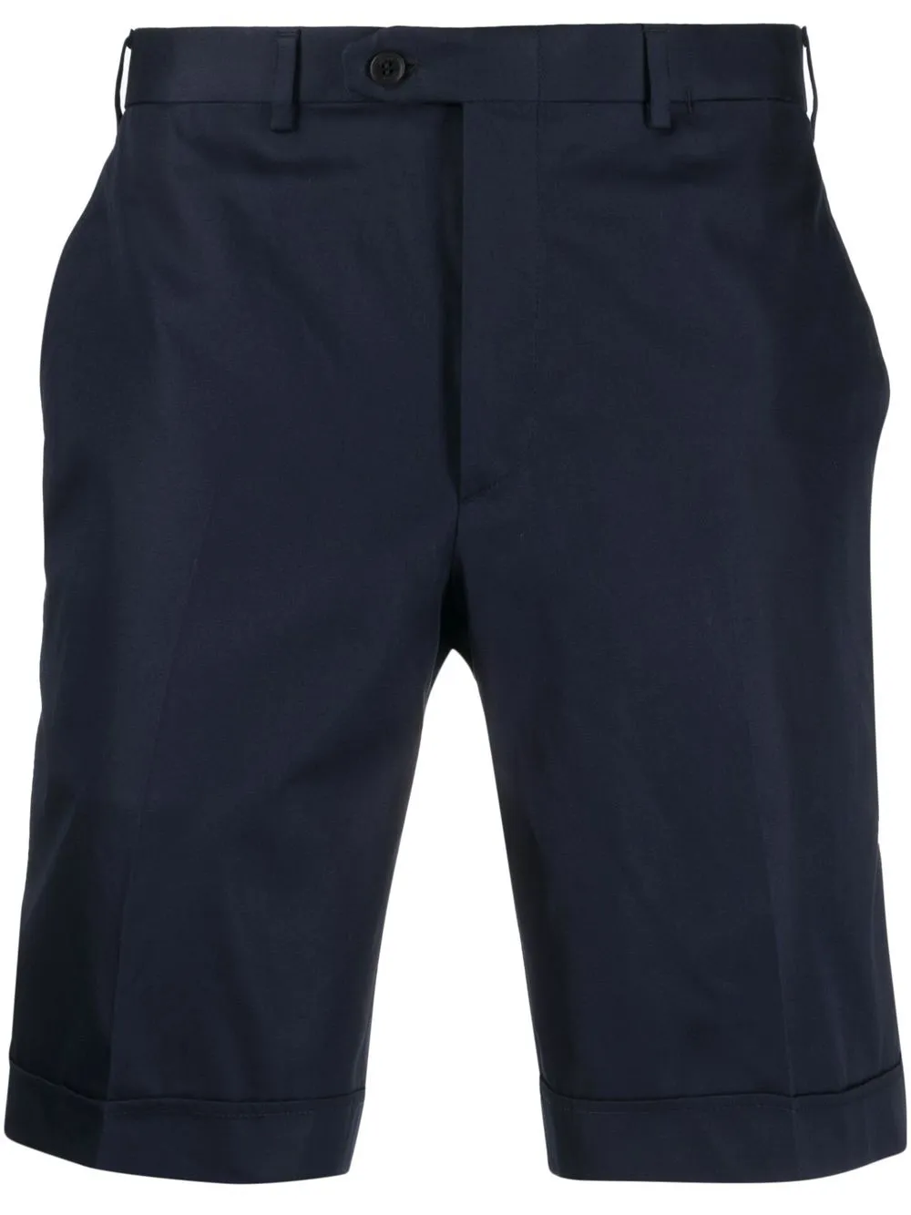 

Brioni plain cotton tailored trousers - Blue