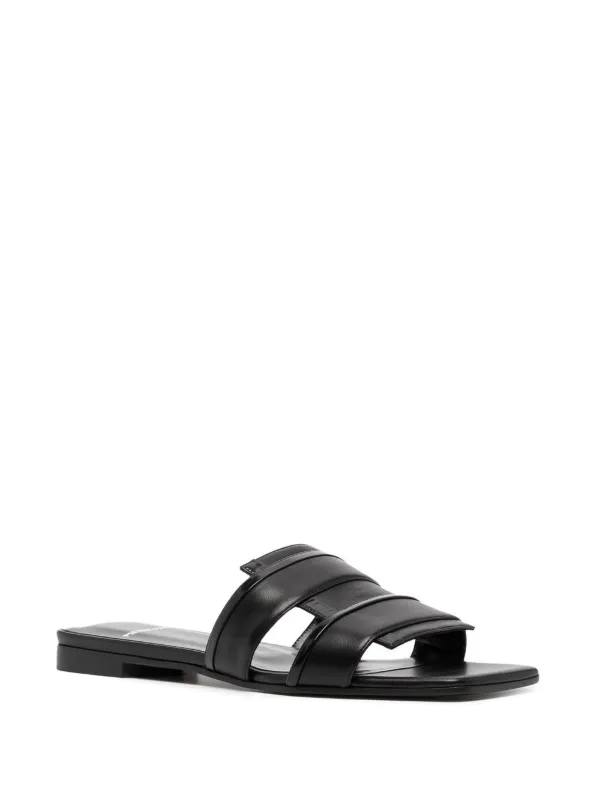 関税送料込Pierre Hardy Leather Sandals Pierre Hardy double-strap Leather Sandals | Black | FARFETCH RO