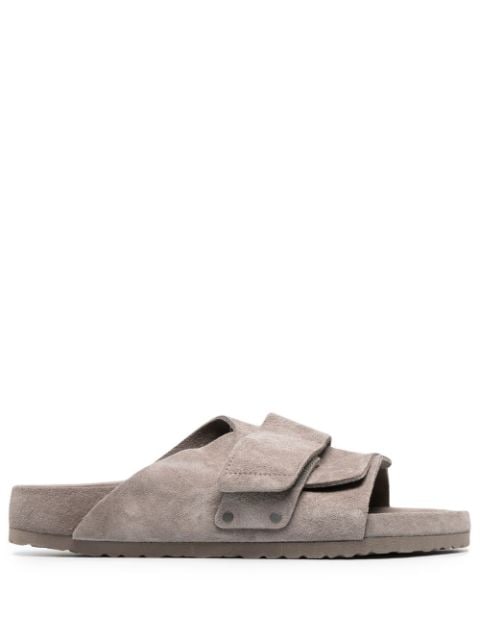 Birkenstock - suede slip-on sandals