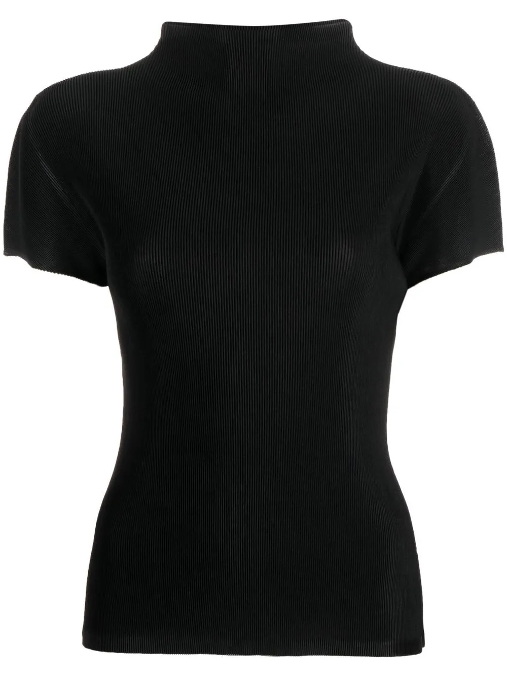 

Pleats Please Issey Miyake plissé-effect short-sleeve T-shirt - Black