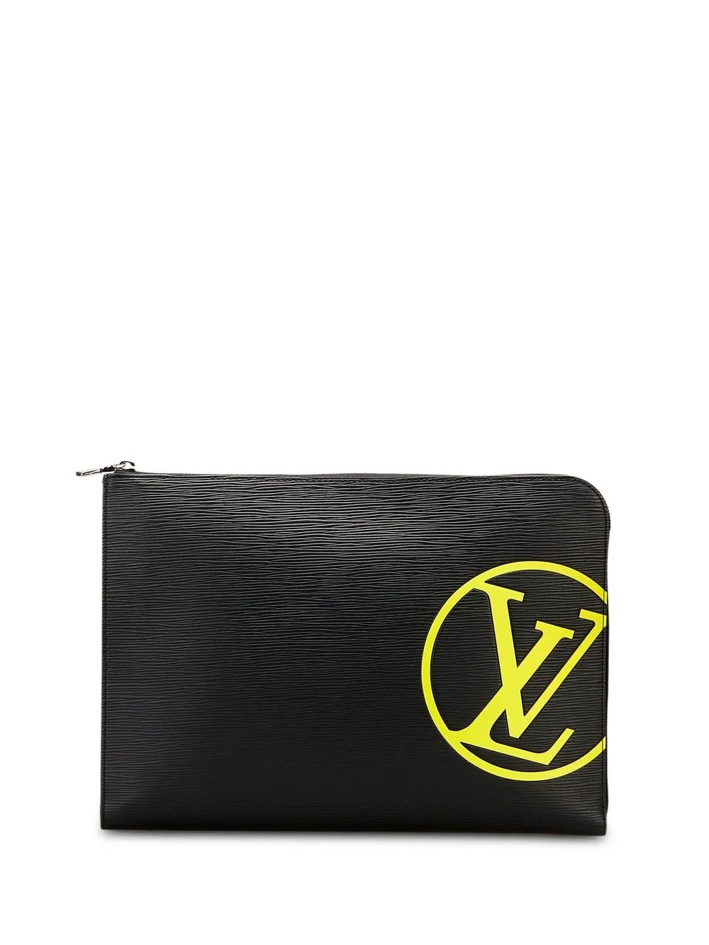 

Louis Vuitton 2019 pre-owned Épi circle logo Jour GM clutch - Black