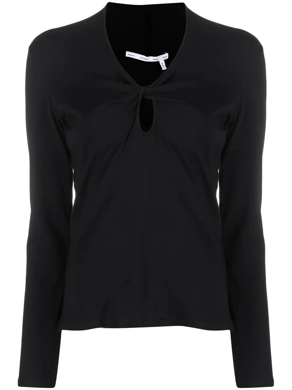 

Proenza Schouler twisted long-sleeve T-shirt - Black
