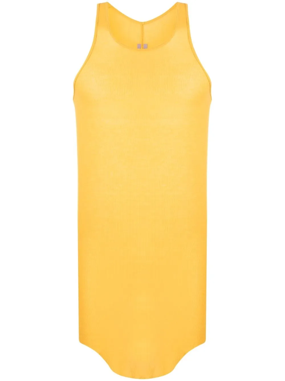 

Rick Owens V-neck jersey tank top - Yellow
